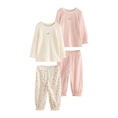 Pyjama style jogging en pointelle, lot de 2 NEXT