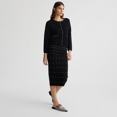 Veste en maille avec clous LIU JO