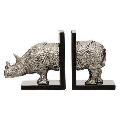 Set of 2 Rhino Bookends SO'HOME