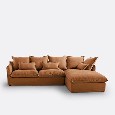 Copridivano angolare in lino Odna LA REDOUTE INTERIEURS
