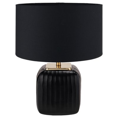 Aman Stripe Glass Square Table Lamp SO'HOME