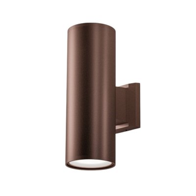 Applique haut et bas extérieure IP65 Corten Tondo MILLUMINE
