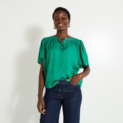 Blouse fluide col rond GRAIN DE MALICE