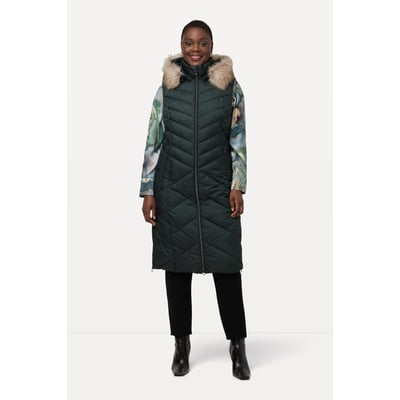 Longue veste matelassée à capuche ULLA POPKEN