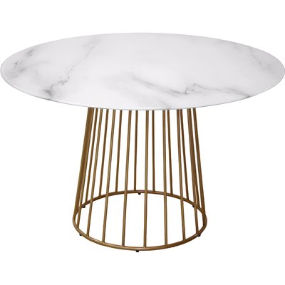 Table de salon, plateau marbre, design moderne RECOLLECTION