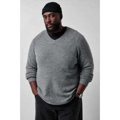 Pull, maille épaisse, mélange de laine STHUGE