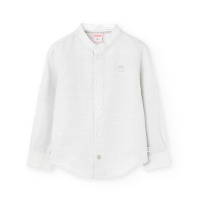 Chemise rayée avec col mao BOBOLI