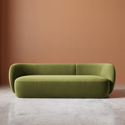 Alban Easy Velvet 2/3/4 Seater Sofa SWOON
