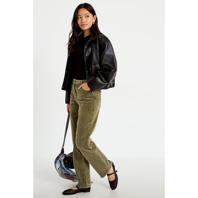 Pantalon droit en velours CACHE CACHE