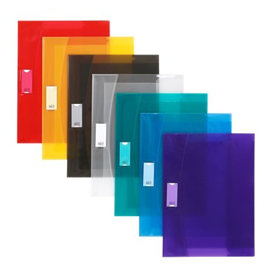 Lot de 10 protège-cahier A4 transparents avec rabats pour cahier A4 - STRONG COVER VIQUEL