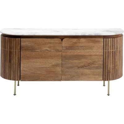 Buffet en manguier et marbre, GRACE KARE DESIGN