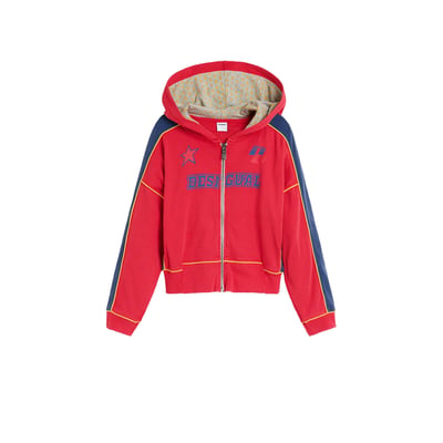 Sweat à capuche zippé DESIGUAL