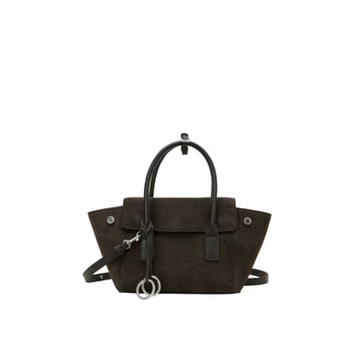 Sac cabas modèle Gitty petit format en cuir velours souple MARC O'POLO