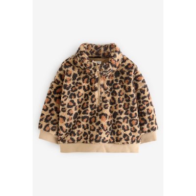 Pull en polaire à col demi-zippé NEXT