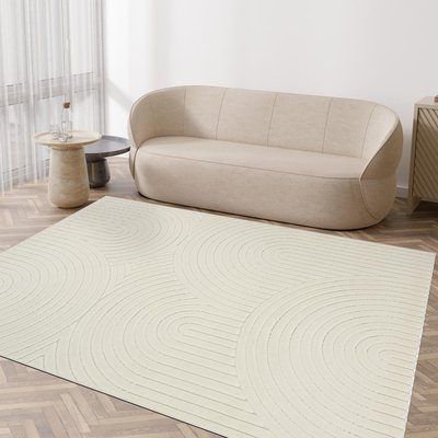 Tapis intérieur extérieur en relief ton sur ton ARC6EL UN AMOUR DE TAPIS