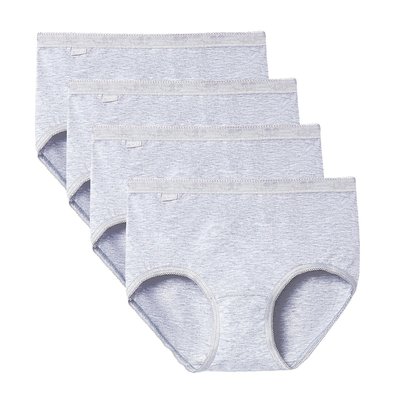 Pack of 4 Basic + Midi Knickers in Cotton SLOGGI