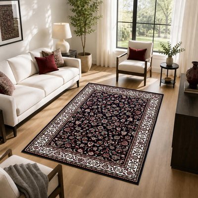 Tapis oriental tissé motif ancestral LYN1 NOMED UN AMOUR DE TAPIS