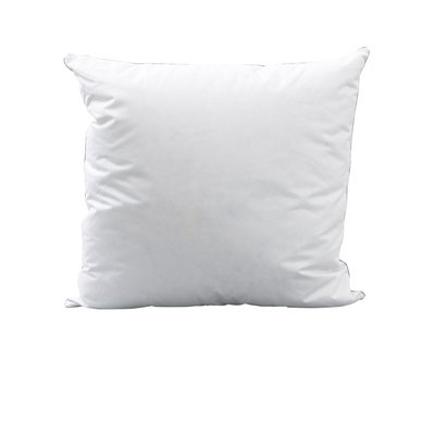 Oreiller carré moelleux duvet de canard NEIGE CARRE BLANC