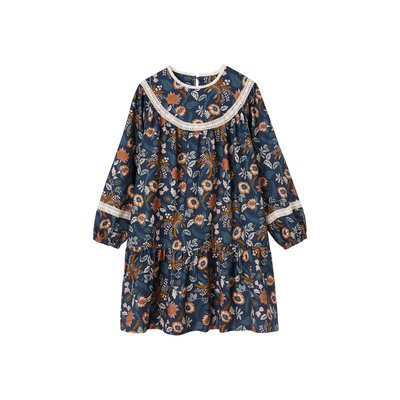 Robe à fleurs détails en dentelle VERTBAUDET