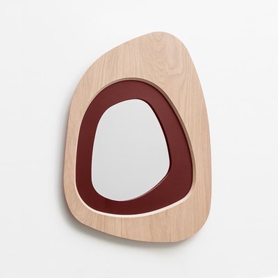 Miroir Galet en chêne massif DRUGEOT MANUFACTURE