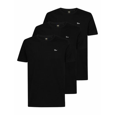 Lote de 3 camisetas lisas con cuello redondo PETROL INDUSTRIES