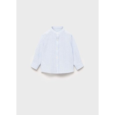 Chemise lin rayée MANGO BABY