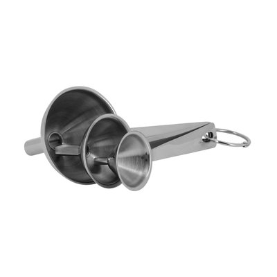 3 Entonnoirs Inox ABSOLUMENT MAISON
