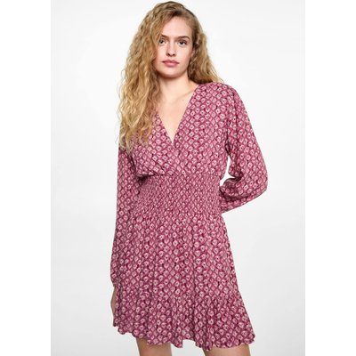 Robe courte imprimée MANGO TEEN