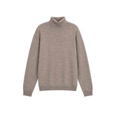 Pull col roulé tricot 100% laine IKKS
