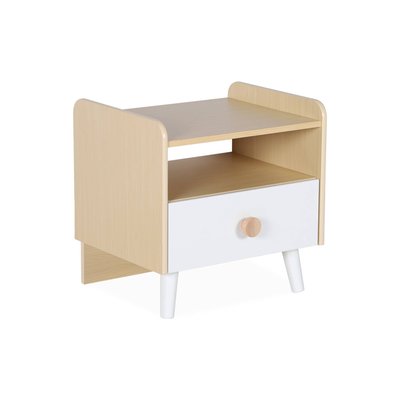 Table de chevet enfant effet bois EDGAR SWEEEK