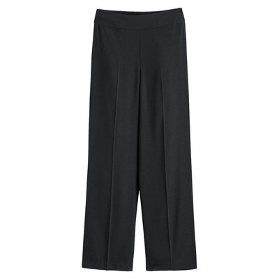 Брюки широкие из крепа и сатина внутри LA REDOUTE COLLECTIONS
