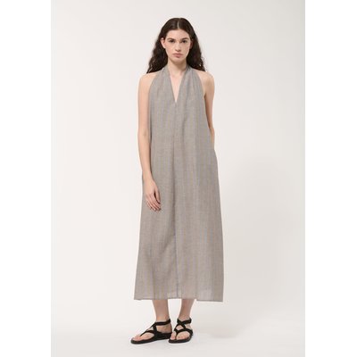 Robe longue décolleté dos rayée HUMILITY