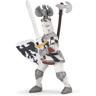 Figurine Chevalier blanc au cimier PAPO