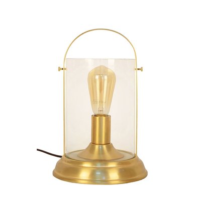 Lampe à poser en verre et métal, LOCTUDY C-CREATION