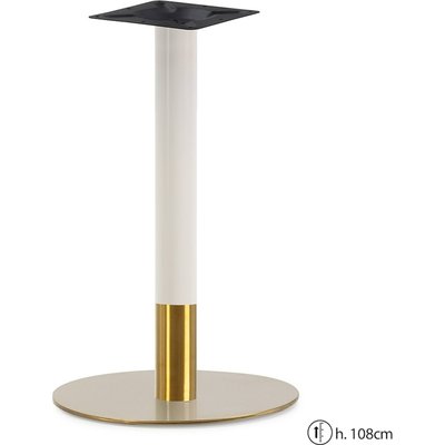 Pied de table acier  doré élégant pour plateau rond RECOLLECTION