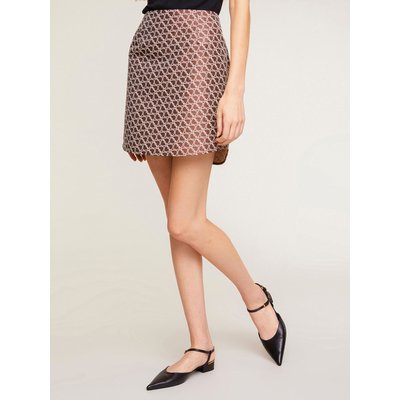 Jupe courte jacquard fantaisie Double Love MOTIVI