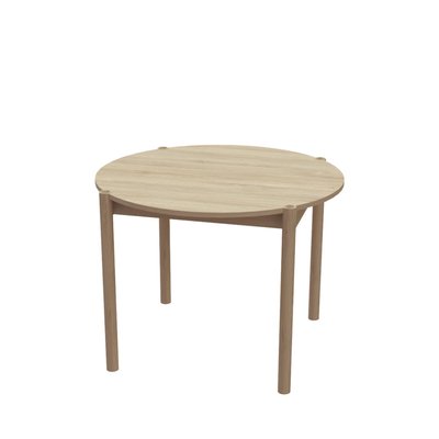 Table à manger 4 personnes ronde en bois - RENA DRAWER