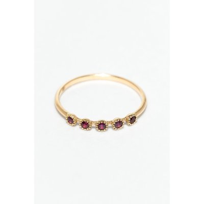 Bague Sonia  - Or 750‰ - Rubis YAY PARIS