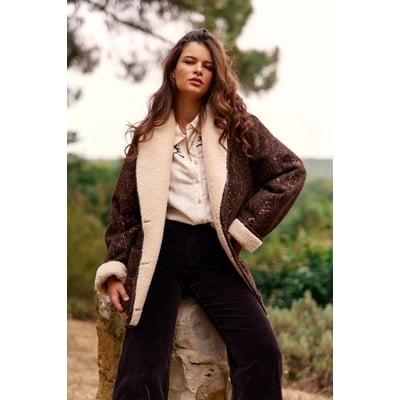 MANTEAU imprimé cachemire NOELIA LA PETITE ETOILE