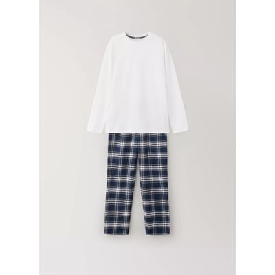 Pyjama complet coton carreaux MANGO TEEN