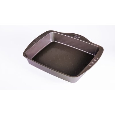 Plat à four rectangulaire en métal avec prise en main facile 25 x 20 cm PYREX
