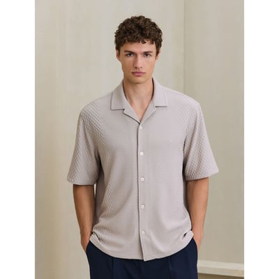 Chemise en jersey texturé à manches courtes NEXT