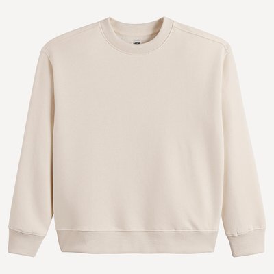 Sweat col rond, en molleton LA REDOUTE COLLECTIONS