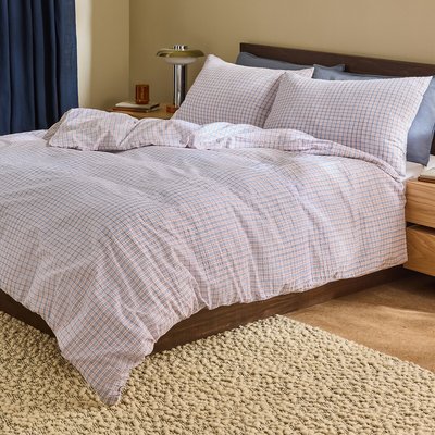MADE.COM Felix Seersucker 100% Cotton Duvet Cover and Pillowcase Set MADE