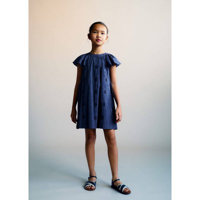 Robe courte brodée MANGO KIDS