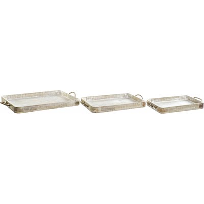 Plateau de cuisine en bois avec poignées corde RECOLLECTION