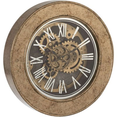 Horloge murale en bois, ronde, Ronks JOLIPA