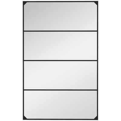 Miroir mural Verre Or HOMCOM