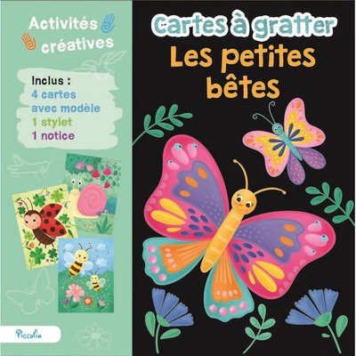 Cartes à gratter Les Petites Bêtes PICCOLIA EDITIONS