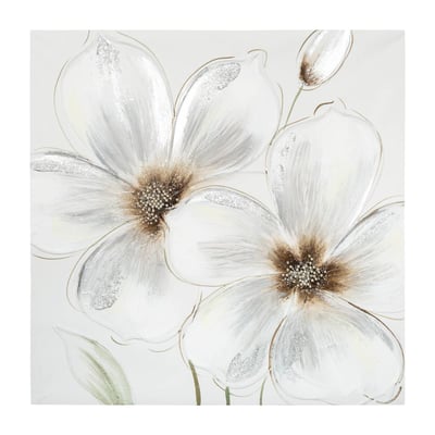 Toile peinte FLEURS ATMOSPHERA